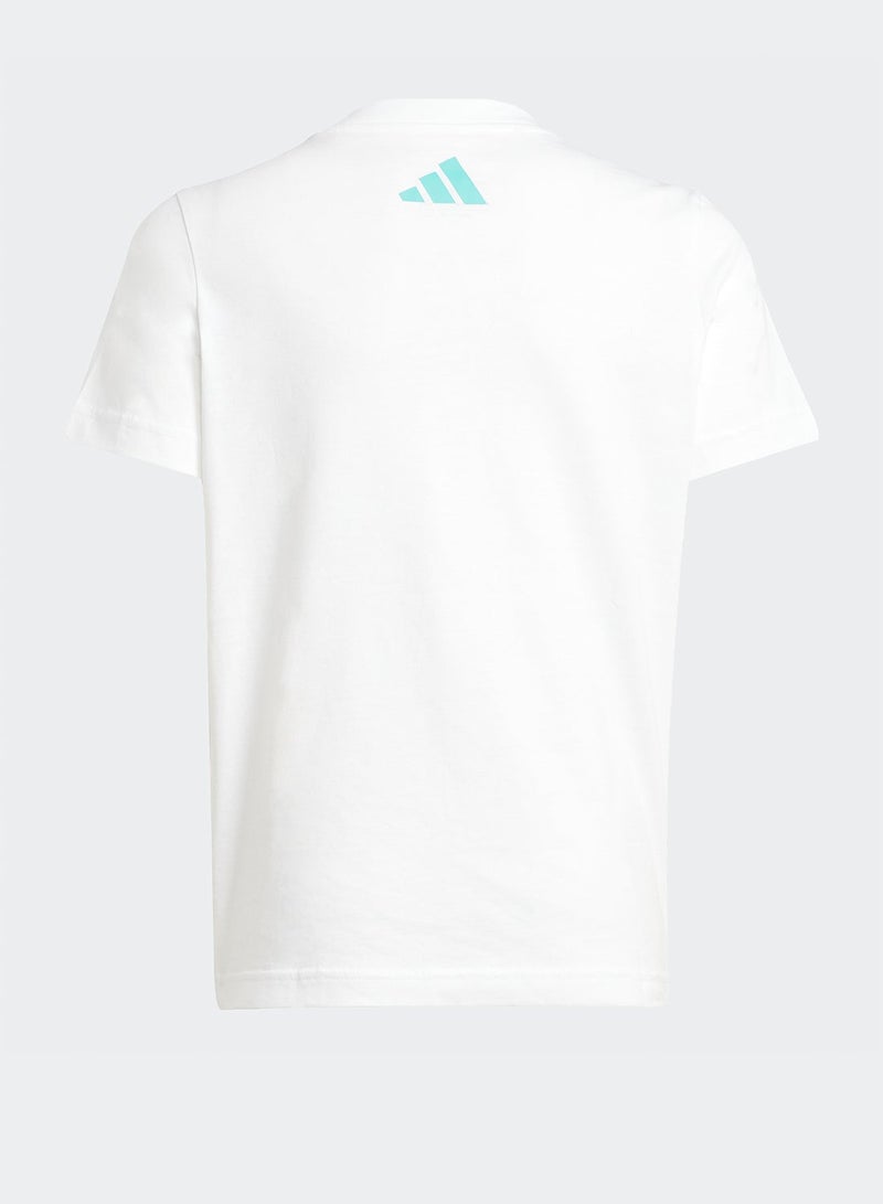 Adidas تي شيرت جرافيك دي إن إيه لفريق مرسيدس - AMG بتروناس للفورمولا 1 - Image 2