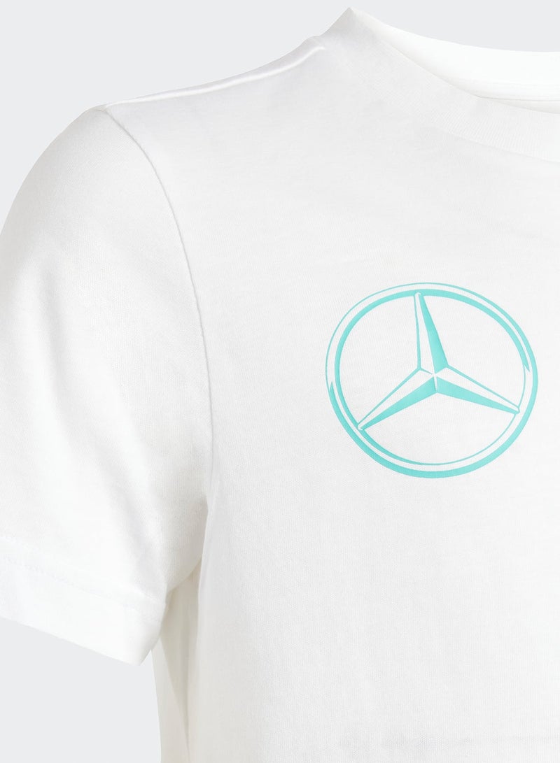 Adidas تي شيرت جرافيك دي إن إيه لفريق مرسيدس - AMG بتروناس للفورمولا 1 - Image 3