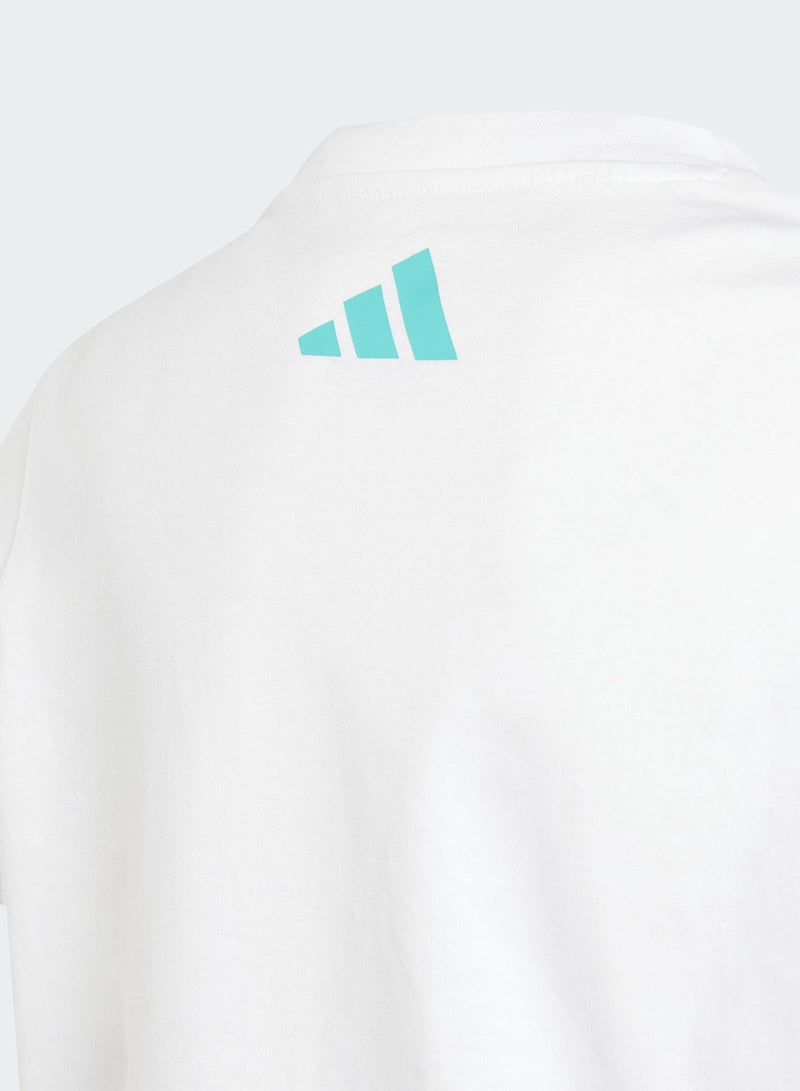 Adidas تي شيرت جرافيك دي إن إيه لفريق مرسيدس - AMG بتروناس للفورمولا 1 - Image 4