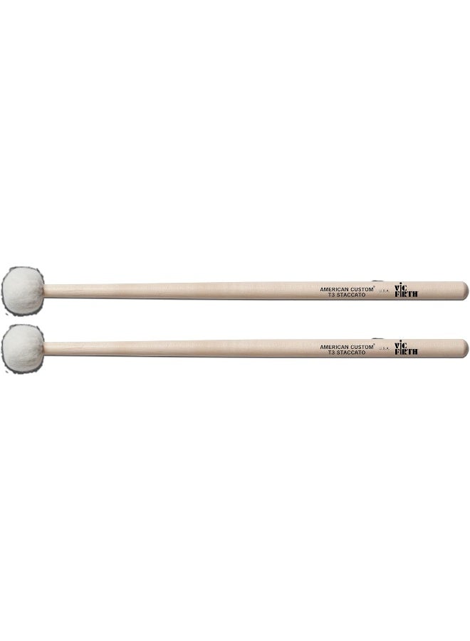 Vic Firth VFT3 Custom T3 Staccato Timpani Mallets - Image 4