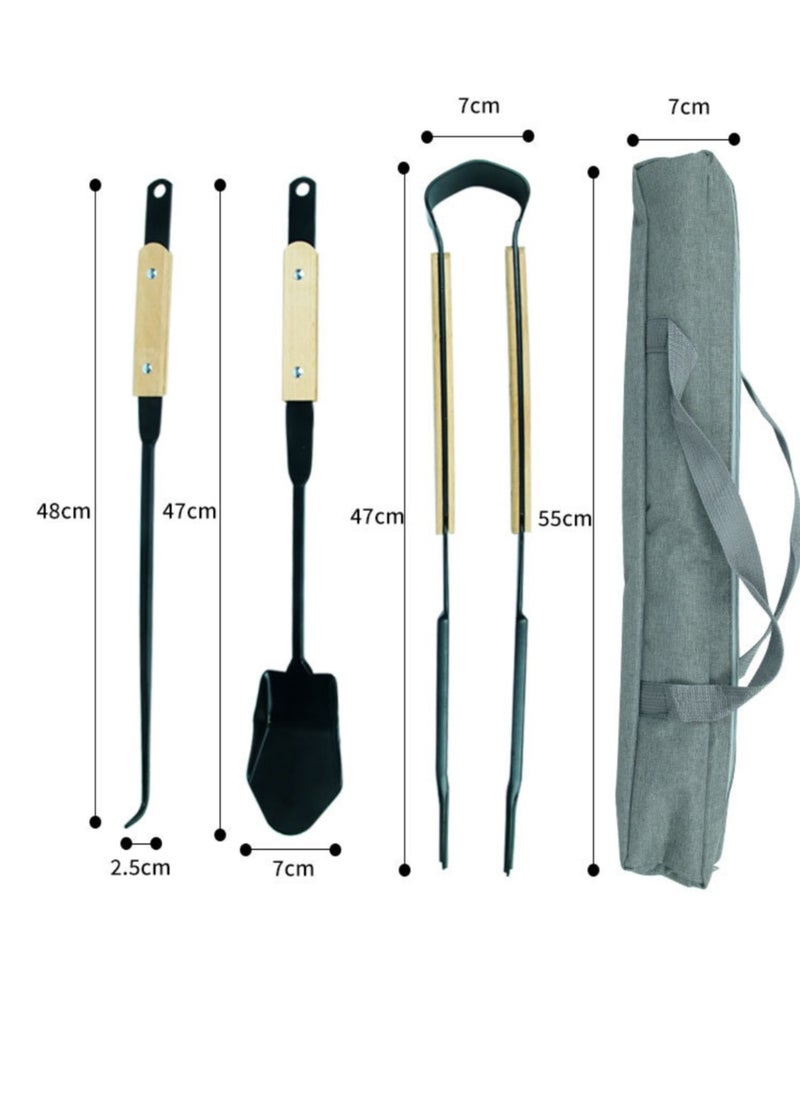 Outdoor BBQ equipment fire shovel fire hook fire tongs three-piece set, BBQ tools - pzsku/ZDF78954490D523E61BB4Z/45/_/1723260620/855cce06-fec5-4299-9111-6e3384756d12