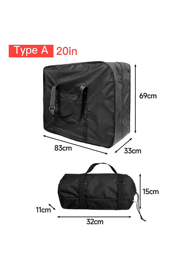 Folding Bike Travel Bag Bicycle Portable Transport Carrying Case for 20 inch Folding Bike