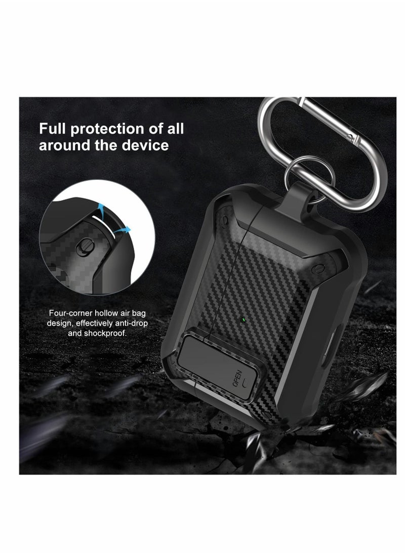 Y&D - For AirPods Pro Cover Shock Resistant Rugged Case with Keychain for Air Pods Charging (AirPod not included) - Image 1