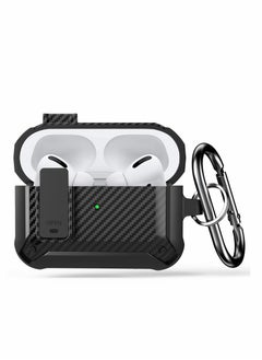 For AirPods Pro Cover Shock Resistant Rugged Case with Keychain for Air Pods Charging (AirPod not included)