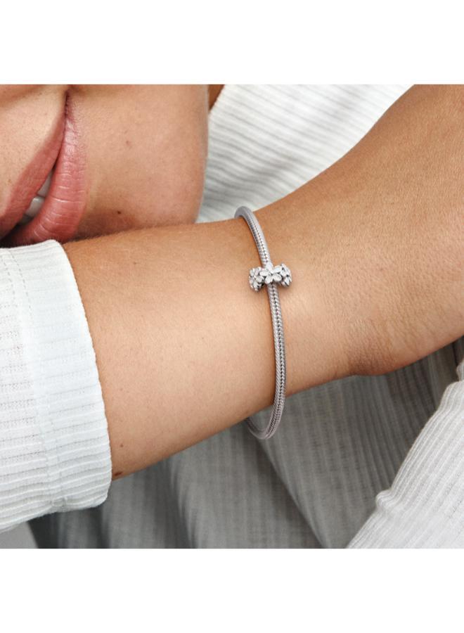 PANDORA White Daisy Flower Spacer Charm  - Image 3