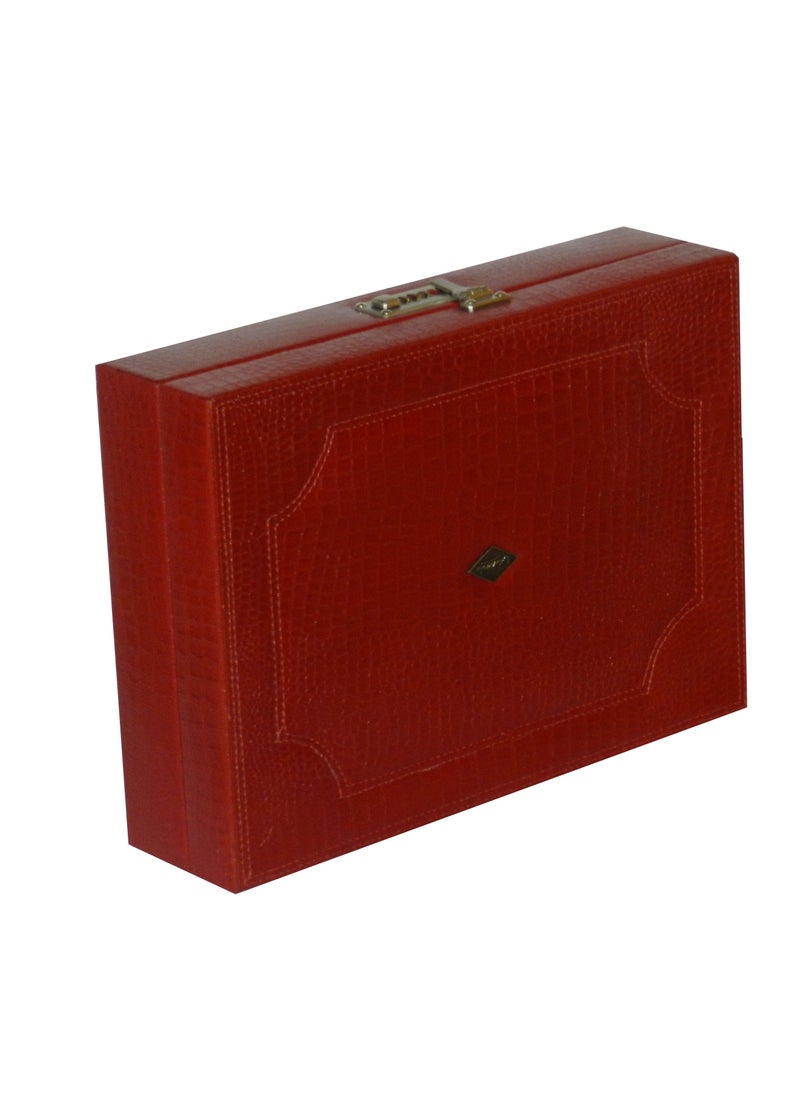 LAVERI LEATHER - Laveri Watch Box for Men Women (18 Slots), Premium  Leather Watch Case  Organizer Removable Pillow - Image 1