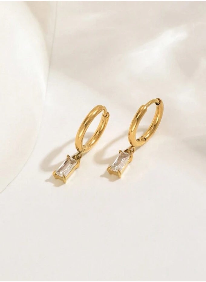 JewelryPalace 18k Gold Plated Stainless Steel Earring For Women  - Image 4
