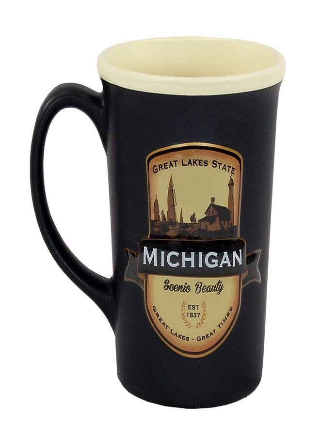 Americaware Michigan 18oz. Emblem Coffee Mug - Image 1