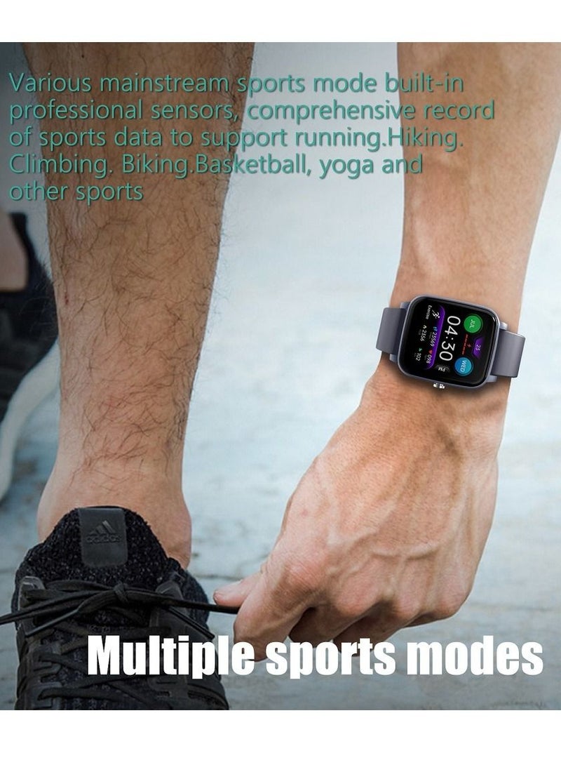 Smart Watch, 1.40'' Full Touch Answer/Make Call Android Smartwatch for Women Men Fitness Tracker with Sleep Health Monitor Calorie Step Counter Fitness Watch Compatible Android iOS - Image 4