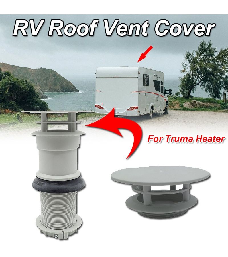 RV Flue Ventilation Mask 1pc Suitable For Truma Space Heater Roof Cover - Image 1