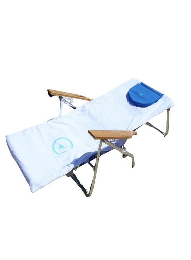 Ostrich Cutsom Fitted Beach Towel Designed to fit on 3n1 Beach Chairs - Image 1