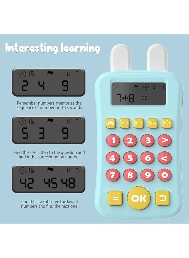 Electronic Math Toy Calculator - Educational Math Games for Kids Math Game, Electronic Oral Exercise Game, Educational Toy for Kids - Multicolor - Image 1