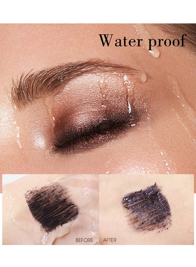 Maxfine 5D Brown Mascara Primer for Eyelashes Set, Super Volume Curly Thick Waterproof Non-Smudged Long lasting Charming Voluminous Lash for Women  - Image 4