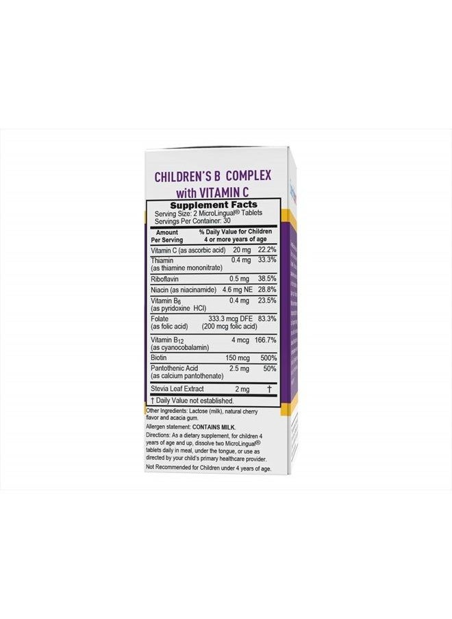 Superior Source Child B-Complex Vitamins (60 Tablets)  - Image 2
