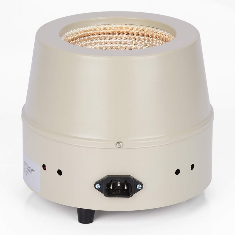 stonylab stonylab Heating Mantle, Heating and Stirring Electromantles Electrothermal Lab Heating Mantle with Magnetic Stirrer 0-1600 RPM Temperature Control 110V/450℃ 250W - 500 ml  - Image 4