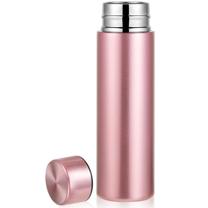 5OZ MINI WATER BOTTLE MINI INSULATED STAINLESS STEEL BOTTLE PURSE WATER BOTTLE CUTE LEAK PROOF FLASK KEEPS DRINK COLD AND HOT FOR PURSE WOMENPINK1 PIECE