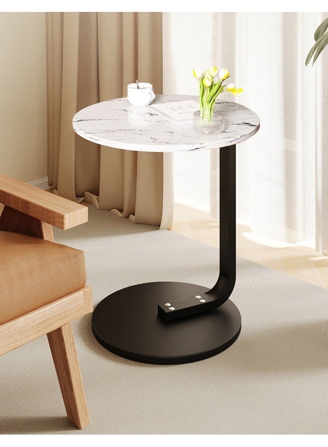 WALALLA Round Sturdy Nordic Style Coffee Table Sofa Side Table End Table For Living Room 40*40*60cm - Image 4