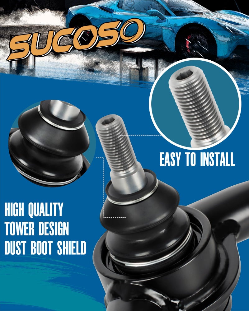 SUCOSO 2-4in F150 Upper Control Arms, 2pcs Front Steel Control Arm Compatible With Ford F150 2004-2020,Adjustable UCA With Greasable Ball Joint Fit the Truck After 2-4" Lift (Aftermarket Welding Control Arm) - Image 4