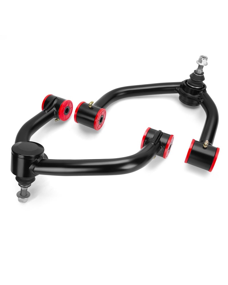 SUCOSO 2-4in F150 Upper Control Arms, 2pcs Front Steel Control Arm Compatible With Ford F150 2004-2020,Adjustable UCA With Greasable Ball Joint Fit the Truck After 2-4" Lift (Aftermarket Welding Control Arm) - Image 1