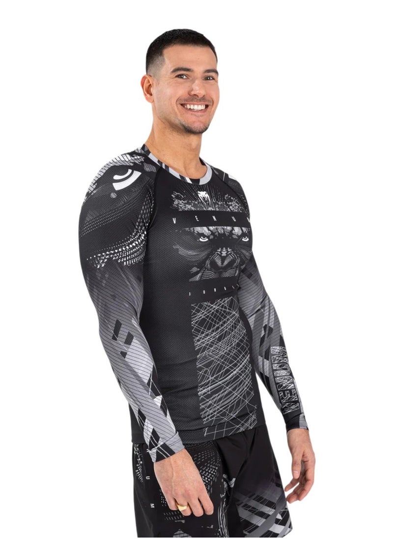 VENUM - VENUM GORILLA JUNGLE RASHGUARDS LONG SLEEVES BLACK/WHITE - Image 1