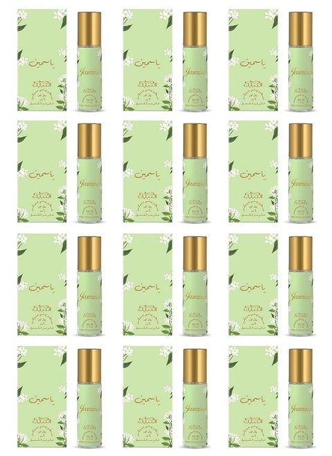 12 قطعة عطر زيتي نبيل ياسمين 6 مل