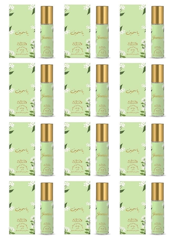 نبيل - 12 قطعة عطر زيتي نبيل ياسمين 6 مل - Image 1
