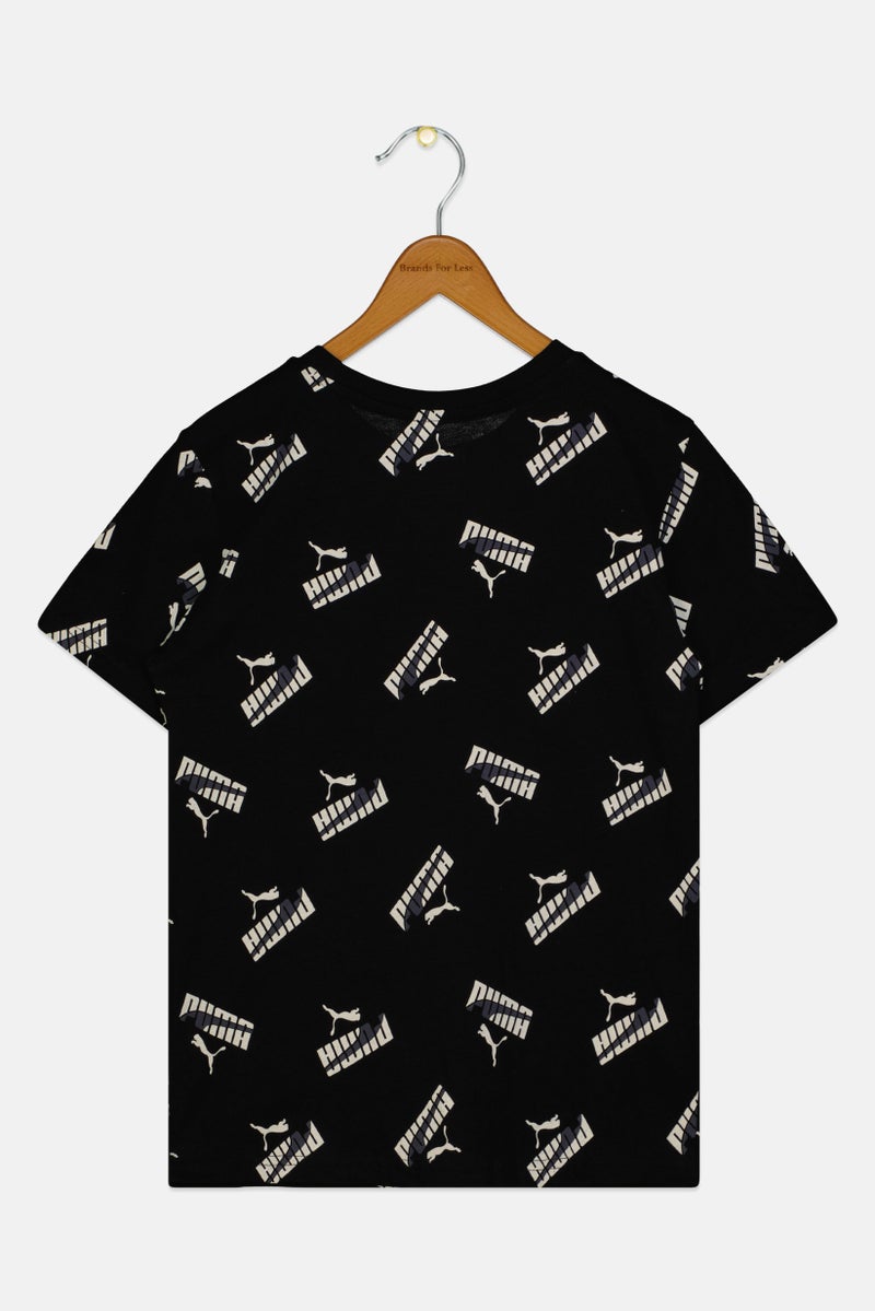 PUMA Kids Boy Sportswear Fit Short Sleeve Outdoor T-Shirt, Multicolor - Image 3