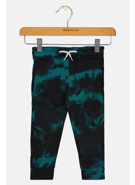 Originals by Brooklyn Cloth Toddlers Boy Drawstring Tie Dye Jogger Pants, Green  - Image 1