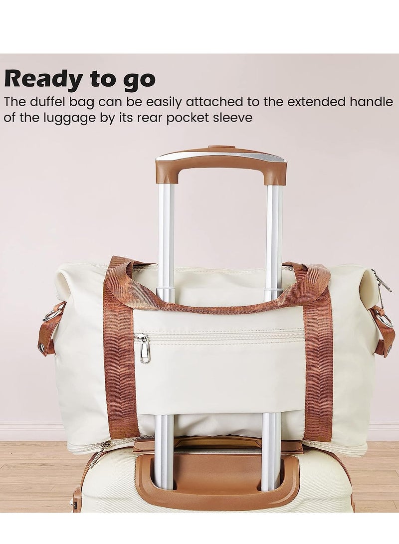 Coollife 5-Piece Travel Bags with TSA Approved Lock, Lightweight Hard Shell Luggage Suitcase Set PINK - Image 4