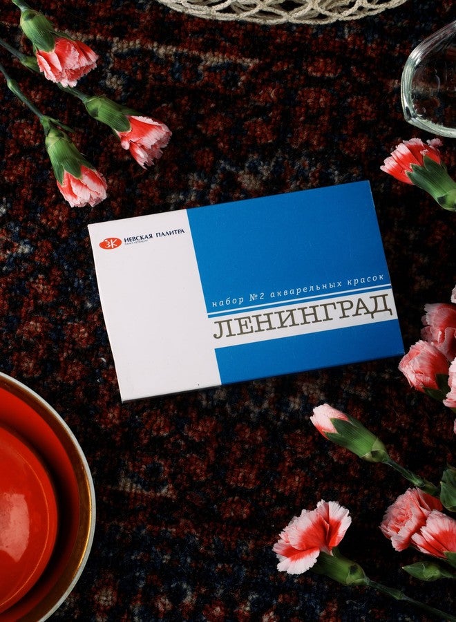 White Nights Professional Watercolor Leningrad Set 16 Full Pans 2.5ml Extra Fine Artist Grade Pigments Vibrant and Lightfast Colors in Portable Cardboard Box Art Supplies for Artists by Nevskaya Palitra - Image 3