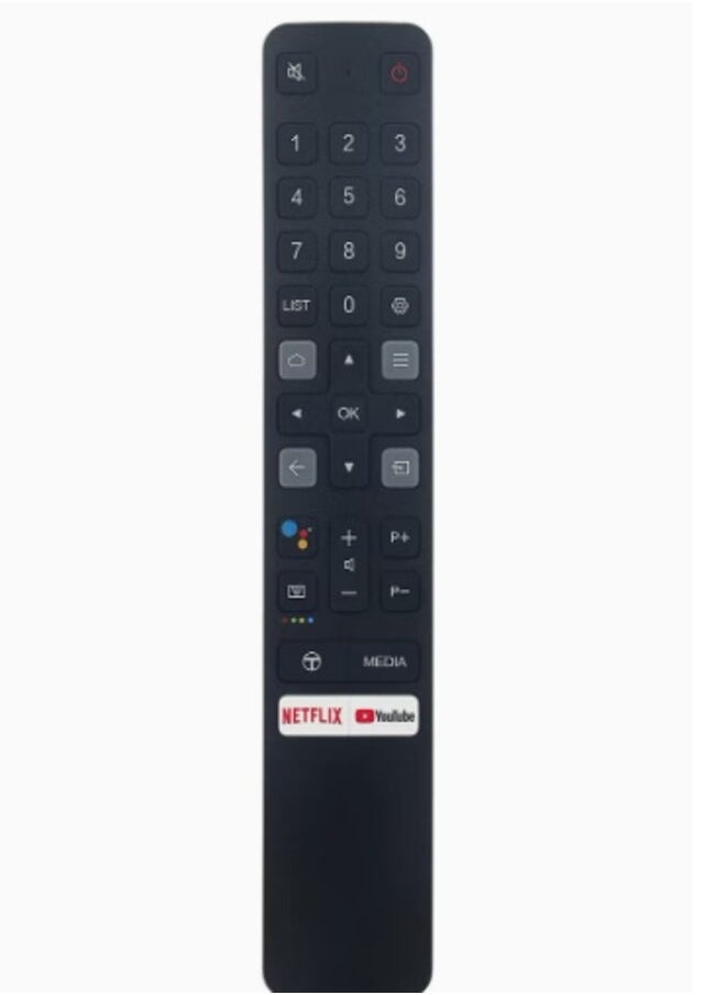 Generic - Replaced Voice Remote Control fit for TCL Android Smart TV Google Assistant - Image 1