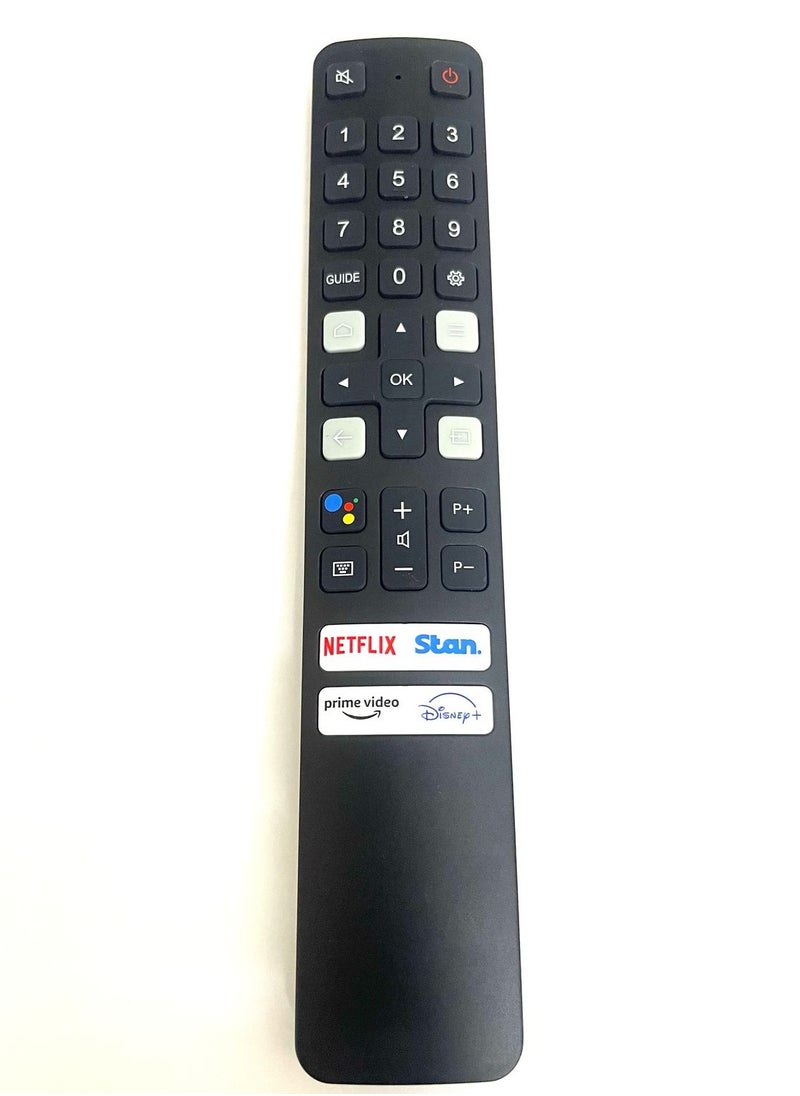 Generic Replaced Voice Remote Control fit for TCL Android Smart TV Google Assistant  - Image 1