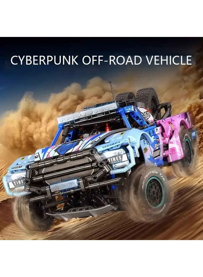 Cyberpunk Off Road SUV Vehicle Building Blocks Set 1341 Pcs DIY Tech Toy - Image 1