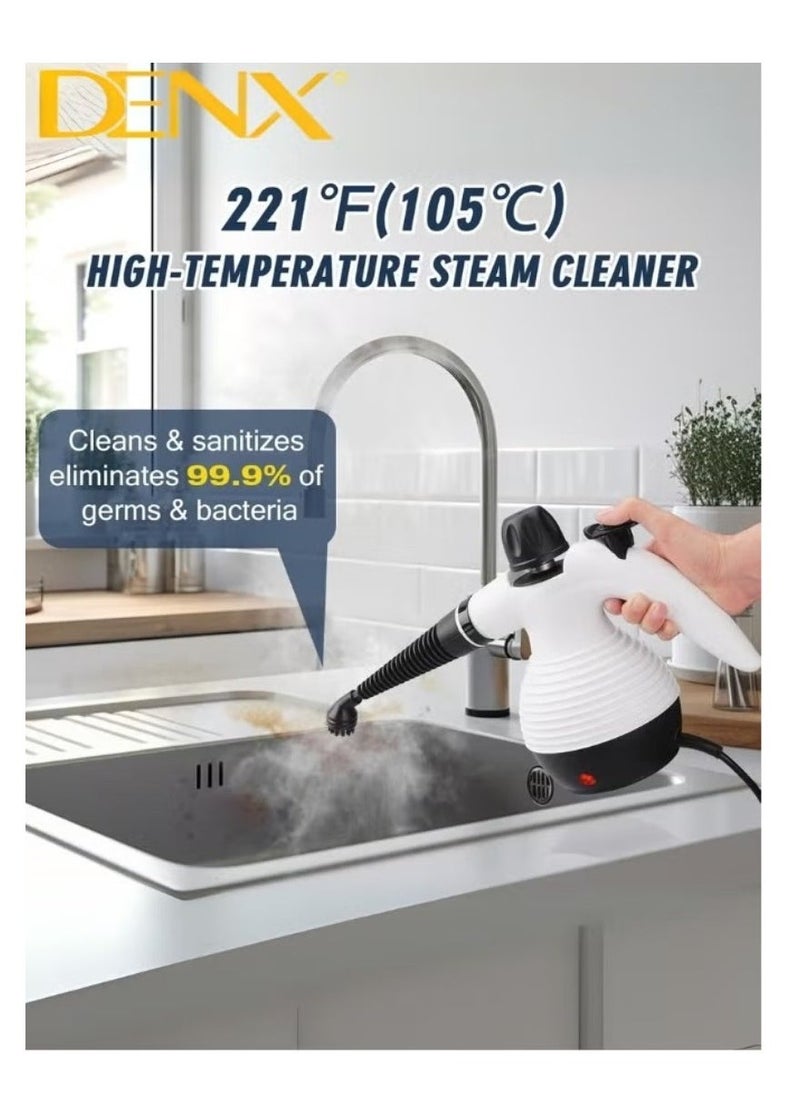 Denx High Pressure Mini Portable Steam Cleaner For Kitchen At Home 1200 Watt - Image 3