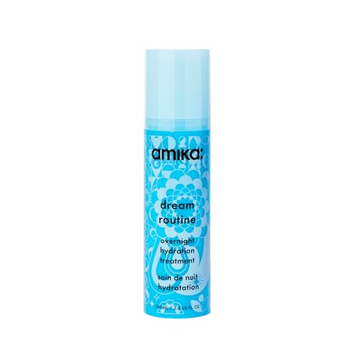 amika dream routine overnight hydrating hair mask no rinse leavein treatment for dry hair ultrahydrating with hyaluronic acid for longlasting moisture - Image 1