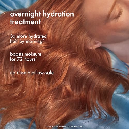 amika dream routine overnight hydrating hair mask no rinse leavein treatment for dry hair ultrahydrating with hyaluronic acid for longlasting moisture - Image 3