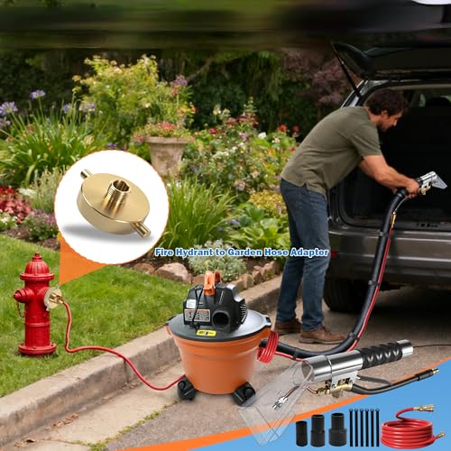 Happy Tree 2-1/2" NST (NH) Female x 3/4" GHT Male Brass Fire Hydrant Adapter with Pin Lug Fire Equipment Brass Hydrant to Garden Hose Adapter - Image 4