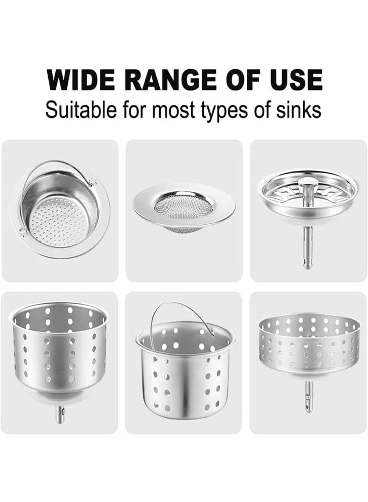 Disposable Sink Strainer Mesh Bag for Kitchen-200 Pcs, Norlitec Sink Strainer Mesh Bags for Kitchen Bathroom Balcony, Premium Disposable Anti-Clogging Sink Strainer Bags for all Home Sink Strainers  - Image 3