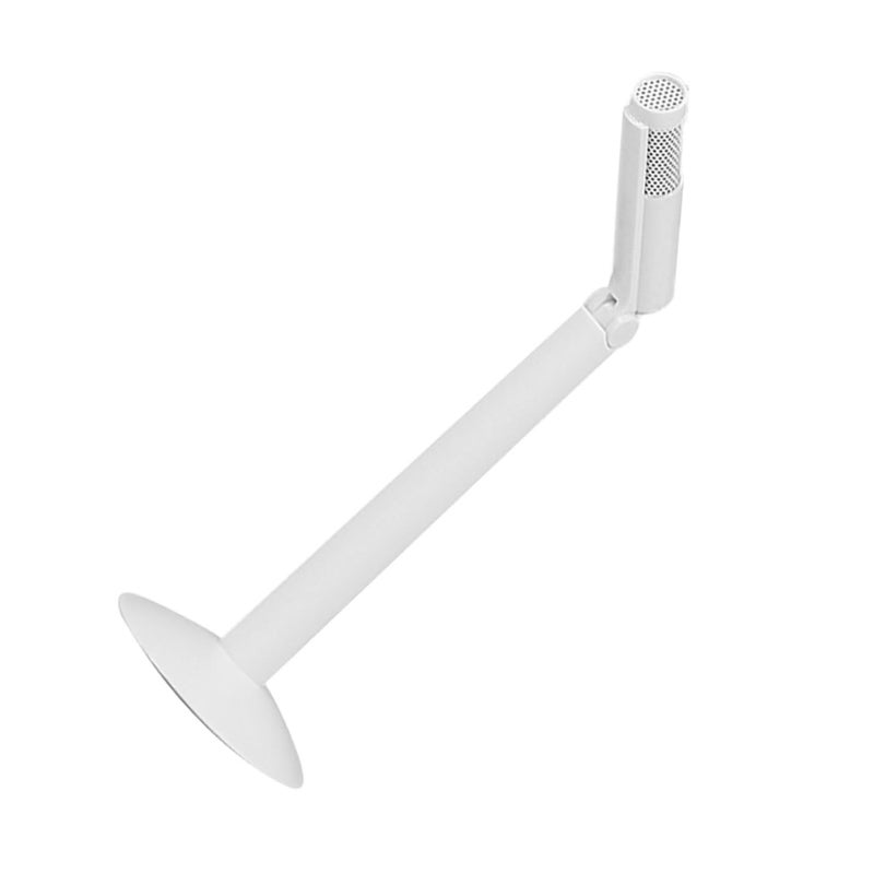 Foldable Condenser Microphone For Recording Streaming Podcasting With Rotatable Sound Head Portable Desktop Stand White - Image 2