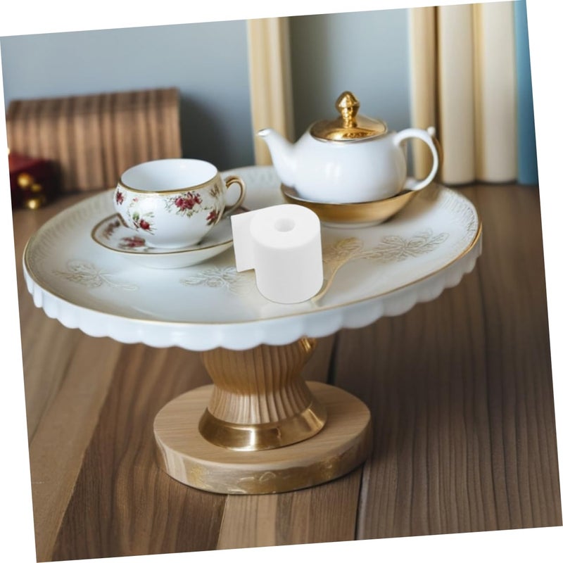 Miniature Dollhouse Tissue Paper Holder Realistic Design Easy Assembly Bathroom Accessory - Image 5