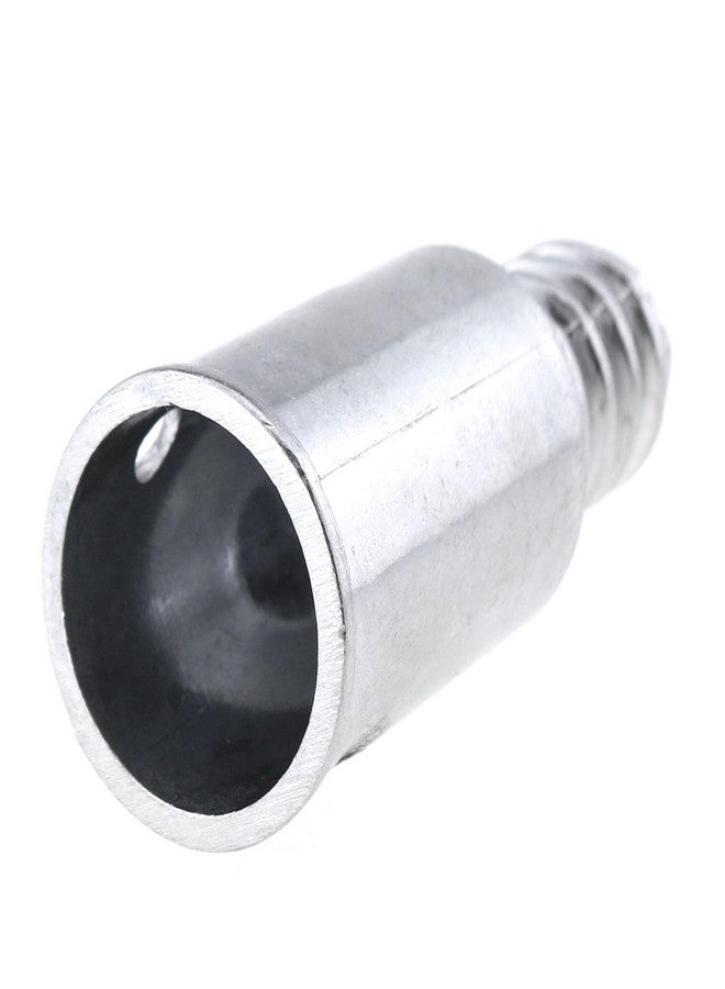 MEETOOT مجموعة إصلاح بديلة للطرف الملولب من MEETOOT، قطعتان، 0.85 بوصة/22 مم، مقبض معدني، قضيب تمديد، محول طرف، فرشاة فضية، تركيب ملولب لقضيب خطاف القارب، فرشاة طلاء، منفضة، وفرشاة سطح السفينة - Image 5