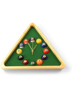 AARTI BILLIARD ACCESSORIES AARTI BILLIARD ACCESSORIES ABA Snooker Billiards Clock Triangle Wooden Frame  - Image 1