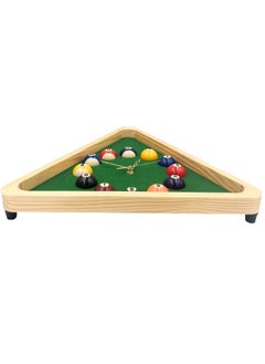 AARTI BILLIARD ACCESSORIES AARTI BILLIARD ACCESSORIES ABA Snooker Billiards Clock Triangle Wooden Frame  - Image 2