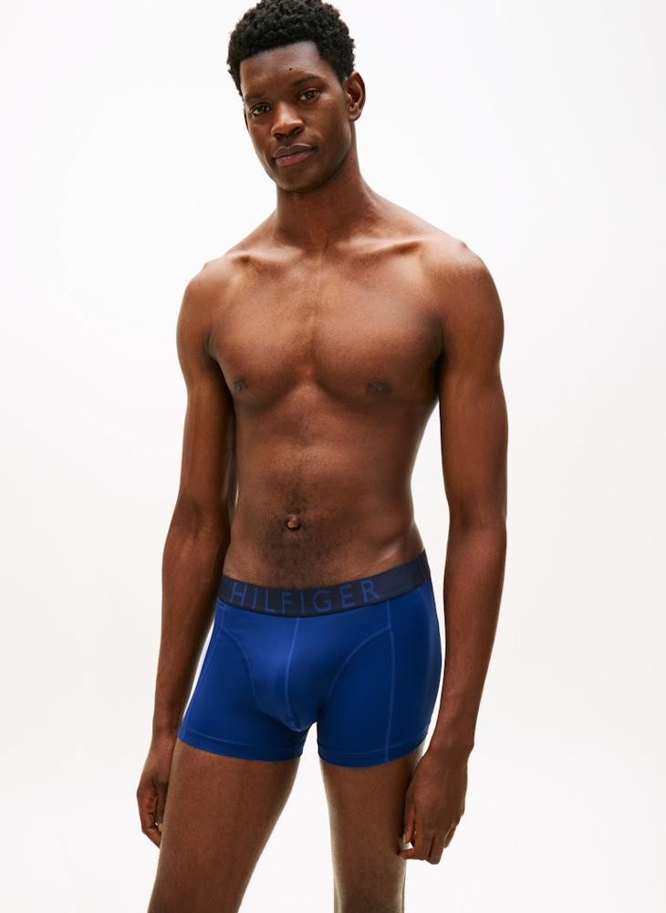 TOMMY HILFIGER 3-Pack Logo Waistband Cooling Microfibre Trunks - Image 4