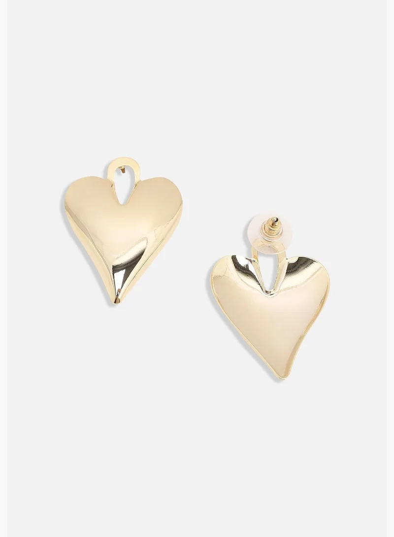 SOHI Gold Plated Designer Party Wear Stud For Women