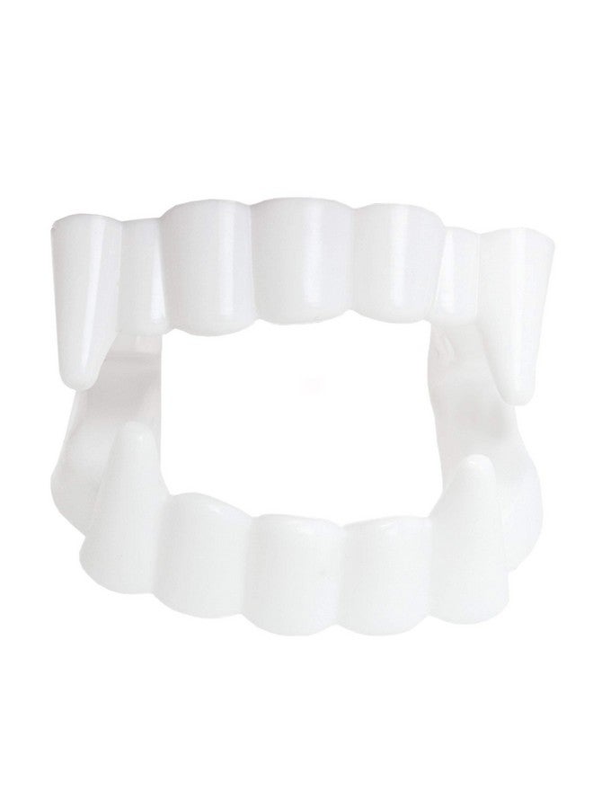 Skeleteen White Teeth Vampire Fangs - Sharp Dracula Monster Teeth for Halloween, Party Favors and Supplies - 12 Pack - Image 3
