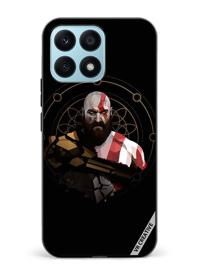 VR CREATIVE Protective Case Cover For Honor X8a God Of War, Kratos Design Multicolour - Image 1