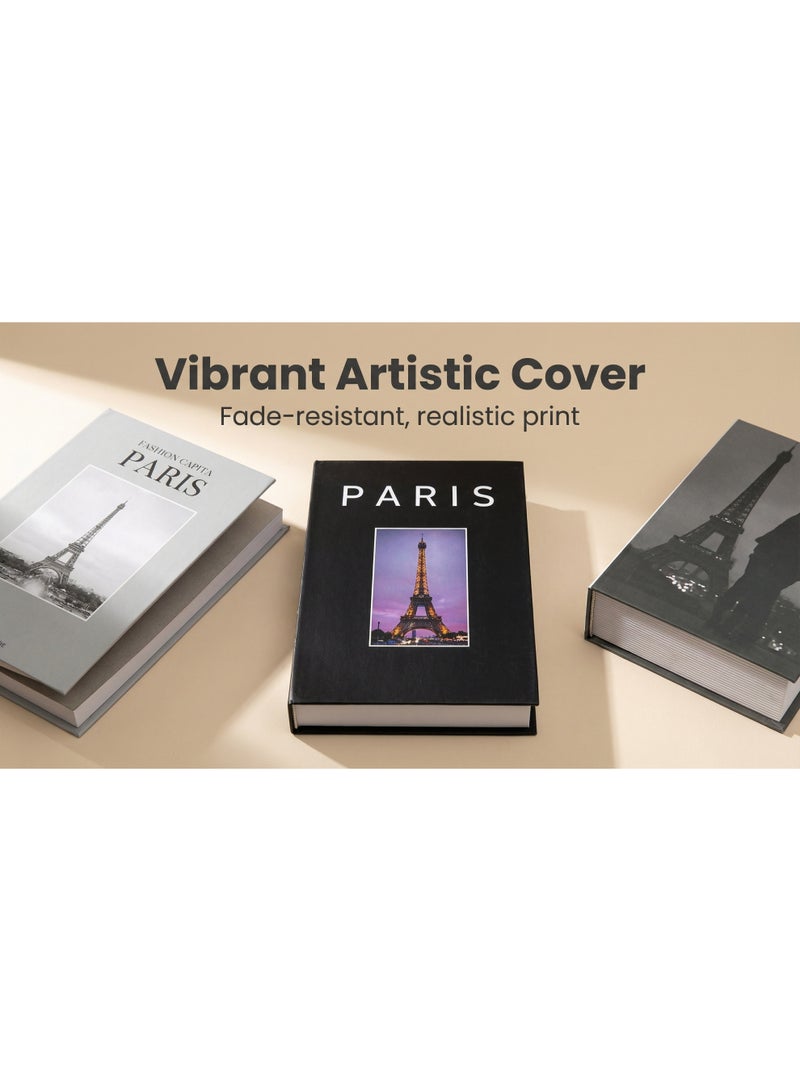 NIBEMINENT 5 Pieces Decorative Books, Faux Books with Hidden Storage, Decorative Books for Bookshelf Coffee Table, Decorative Book Boxes, Hollow Fake Books for Living Room - Image 3