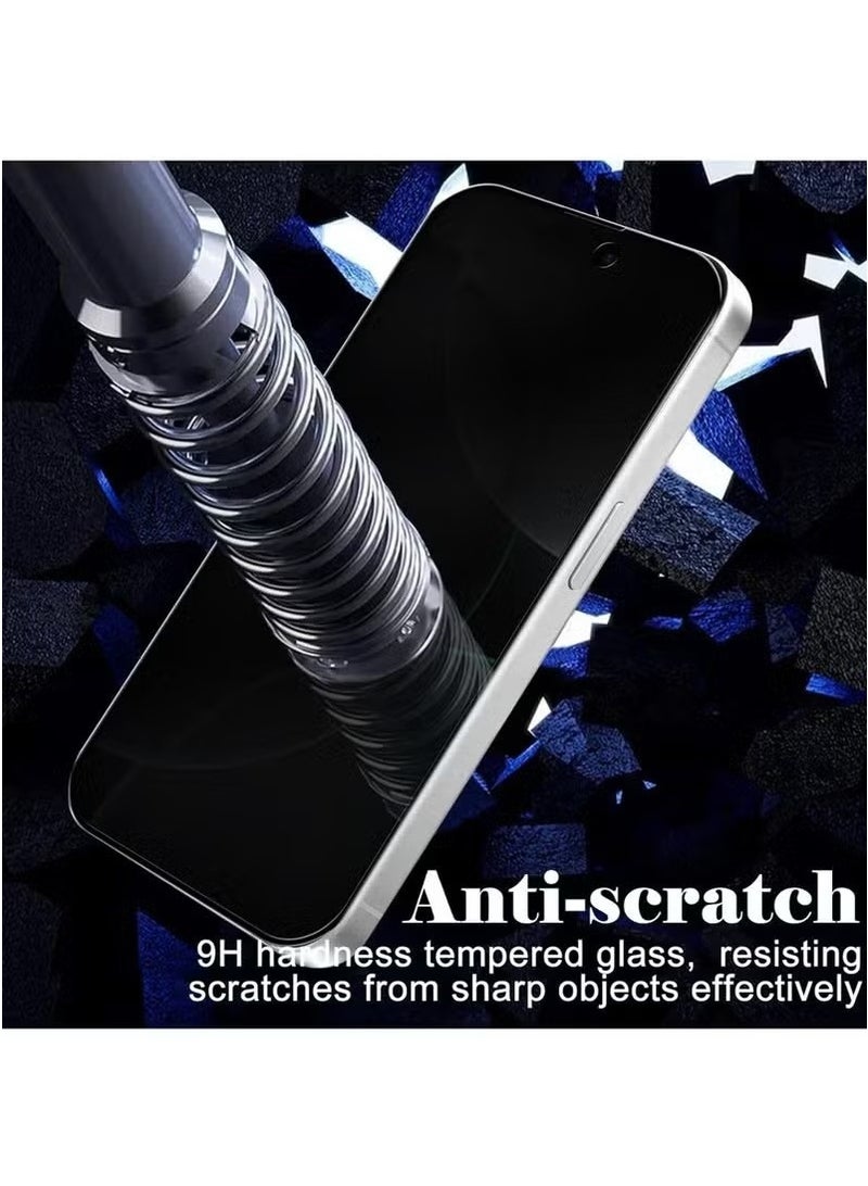 SNBFA 3 Pcs Tempered Glass Compatible with iPhone 16 Pro Max Privacy Screen Protector [Anti-Spy] [Anti-Scratch] [9H Hardness] Tempered Glass for iPhone 16 Pro Max 6.9-Inch - Image 5