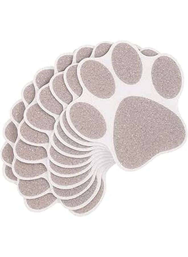 10 Pcs Bathtub Stickers Non Slip Decorative Paw Floor Wall Decals For Safety - Image 1